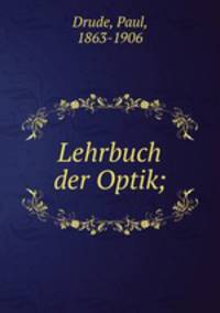 Lehrbuch der Optik;