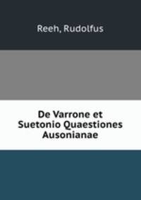 De Varrone et Suetonio Quaestiones Ausonianae