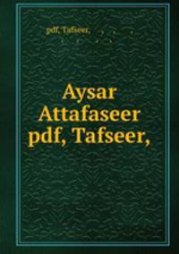 Aysar Attafaseer pdf, Tafseer,