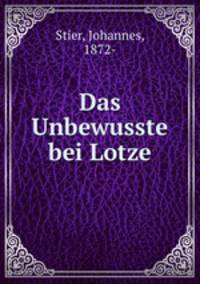Das Unbewusste bei Lotze