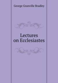 Lectures on Ecclesiastes