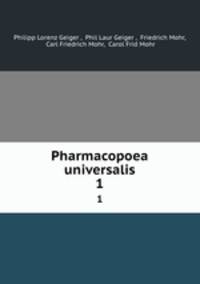 Pharmacopoea universalis. 1