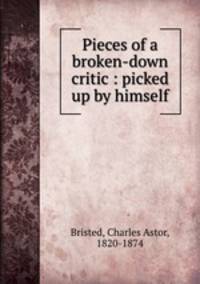 Pieces of a broken-down critic : picked up by himself