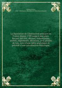La legislation de l