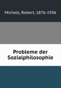 Probleme der Sozialphilosophie