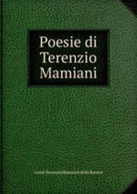 Poesie di Terenzio Mamiani