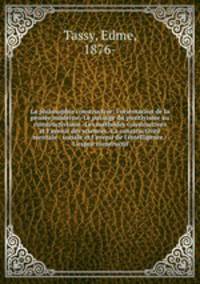 La philosophie constructive; l