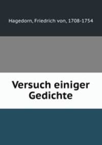 Versuch einiger Gedichte