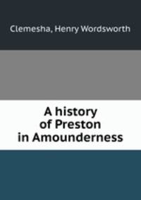 A history of Preston in Amounderness
