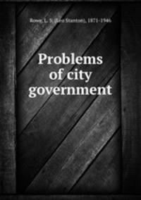 Problems of city government
