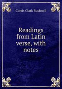 Readings from Latin verse, with notes