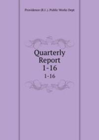 Quarterly Report. 1-16