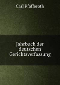 Jahrbuch der deutschen Gerichtsverfassung