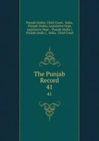 The Punjab Record. 41