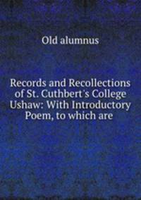 Records and Recollections of St. Cuthbert