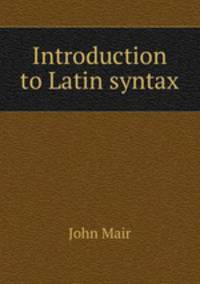 Introduction to Latin syntax