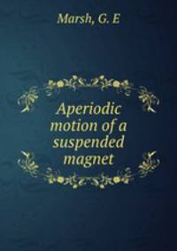 Aperiodic motion of a suspended magnet