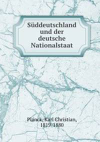 Suddeutschland und der deutsche Nationalstaat