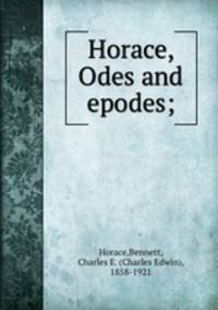 Horace, Odes and epodes;