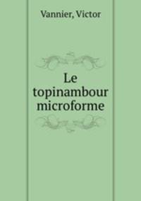 Le topinambour microforme