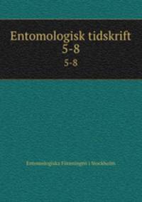 Entomologisk tidskrift. 5-8