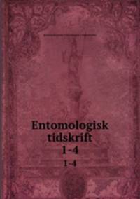Entomologisk tidskrift. 1-4