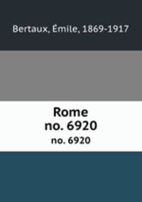 Rome. no. 6920