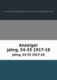Anzeiger. jahrg. 54-55 1917-18