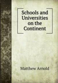 Schools and Universities on the Continent