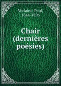 Chair (dernieres poesies)