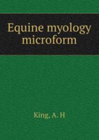 Equine myology microform