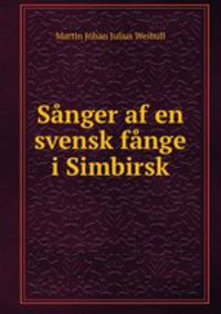 Sanger af en svensk fange i Simbirsk