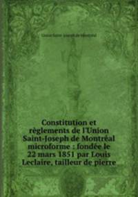 Constitution et reglements de l