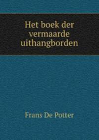 Het boek der vermaarde uithangborden