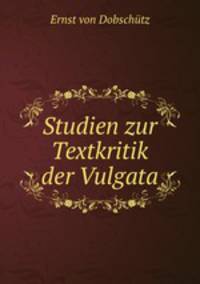 Studien zur Textkritik der Vulgata