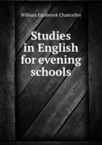 Studies in English for evening schools