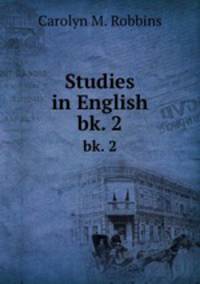 Studies in English. bk. 2