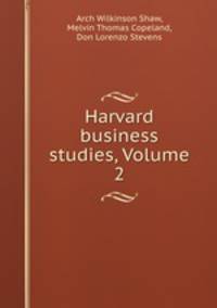 Harvard business studies, Volume 2