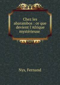 Chez les abarambos : ce que devient l