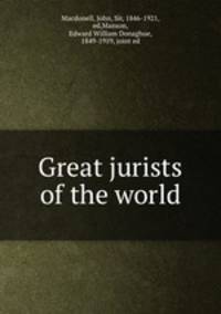 Great jurists of the world