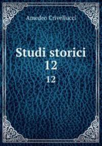 Studi storici. 12