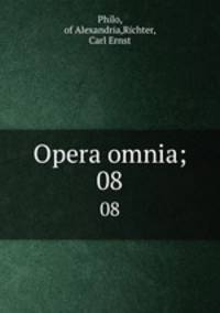 Opera omnia;. 08