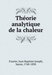 Theorie analytique de la chaleur