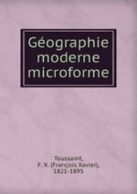 Geographie moderne microforme