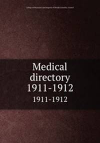 Medical directory. 1911-1912