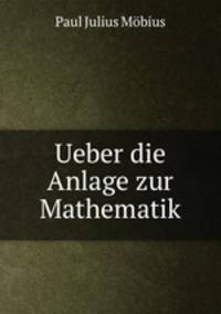 Ueber die Anlage zur Mathematik