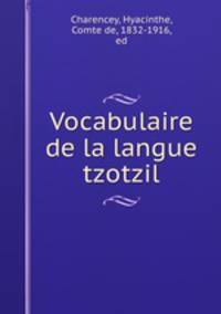 Vocabulaire de la langue tzotzil