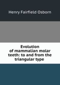 Evolution of mammalian molar teeth: to and from the triangular type .