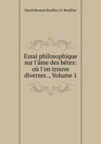 Essai philosophique sur l