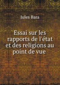 Essai sur les rapports de l